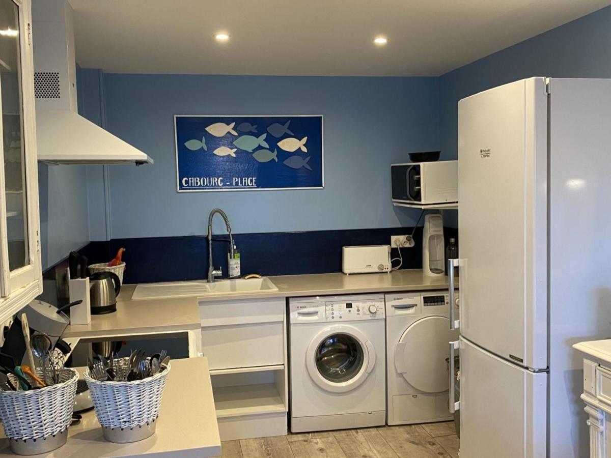 Grand Duplex En Front De Mer Avec 3 Chambres, Animaux Acceptes, Equipements Complets, Cabourg - Fr-1-487-321 מראה חיצוני תמונה